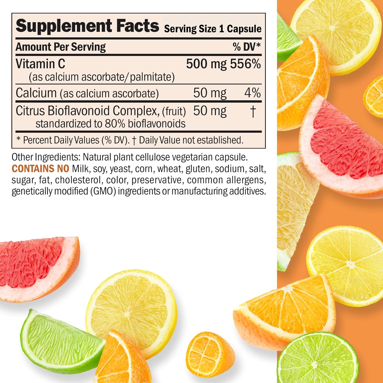 360 Capsules Andrew Lessman Vitamin C 500 Complex - Non-Acidic with Citrus Bioflavonoids for Immune Support, Antioxidant, Easy-to-Swallow