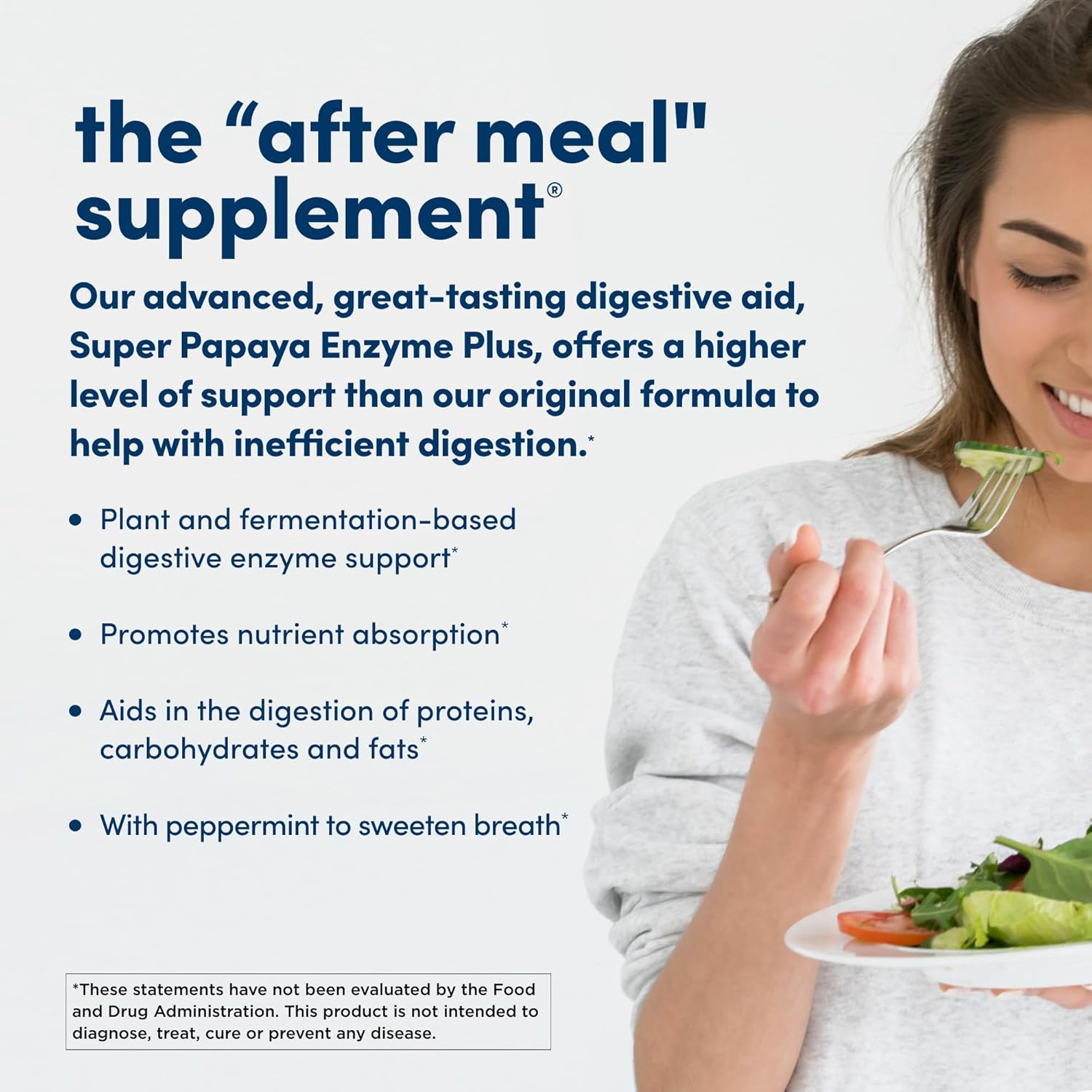 360 Chewable Tablets American Health Super Papaya Enzyme Plus Pack of 2 - Non-GMO After-Meal Supplement with 240 Total Servings