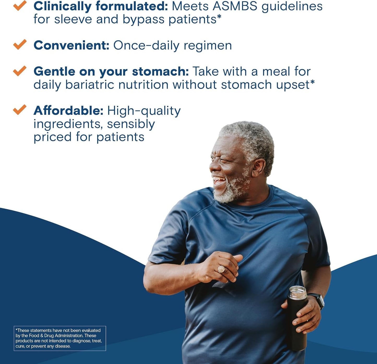 360 Count Bariatric Fusion One Per Day Multivitamin with Iron for Gastric Bypass & Sleeve Patients - Easy to Swallow Capsules - 1 Year Supply