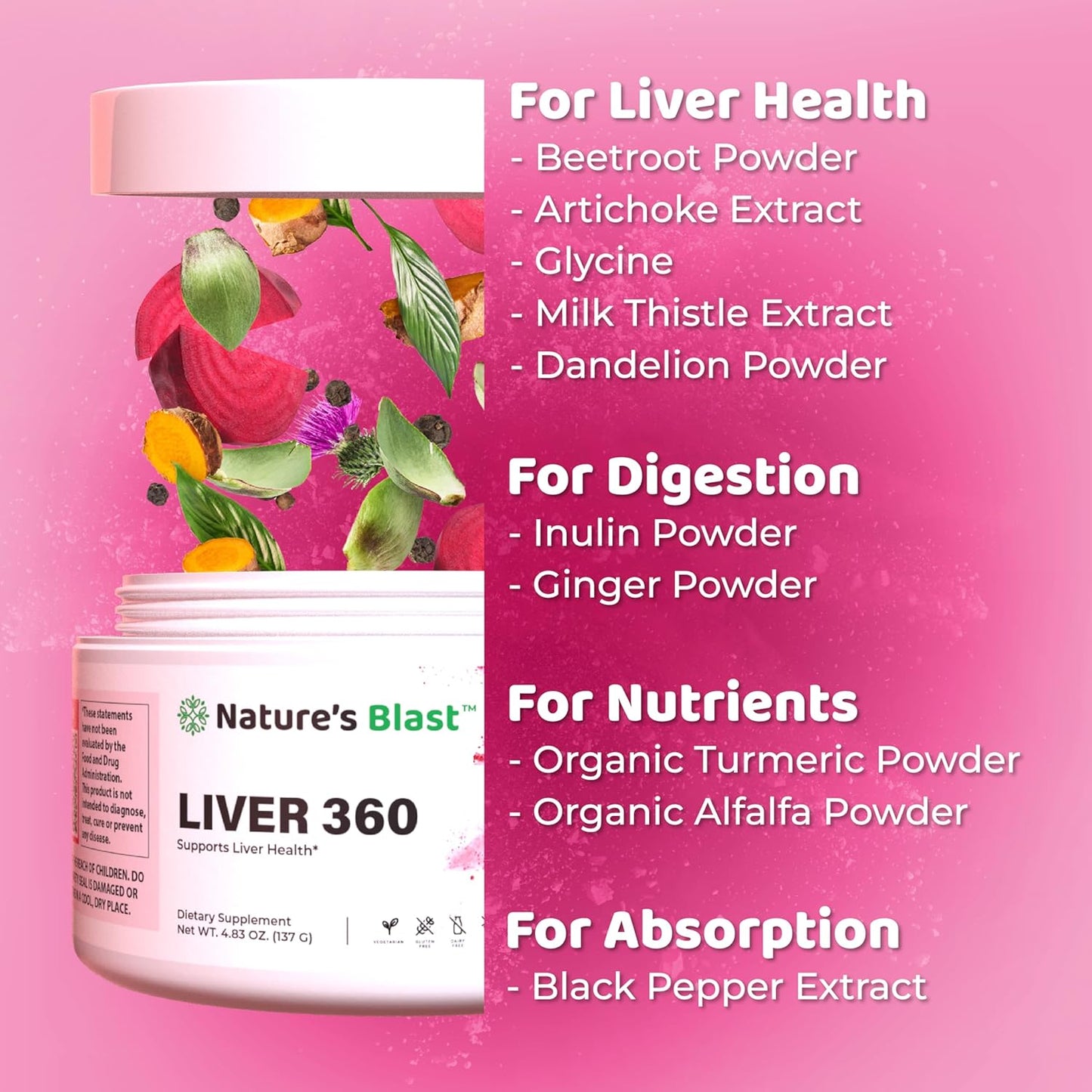 360 Liver Support and Peak Garlic Supplement Combo - Boost Immunity and Detoxify Liver