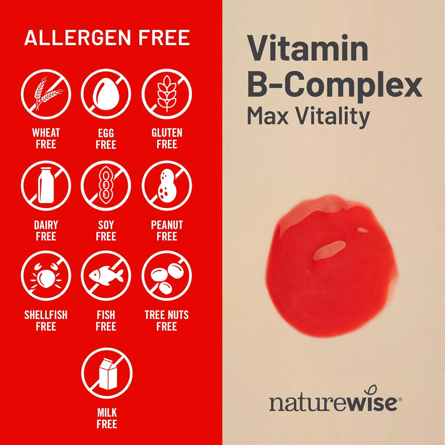 360 Softgels NatureWise Vitamin B Complex for Women and Men with Folic Acid, Biotin, B1, B2, B3, B6, B12 - Energy & Clarity Support - Non-GMO, Gluten & Dairy Free - 1-Year Supply - BoostGo Australia