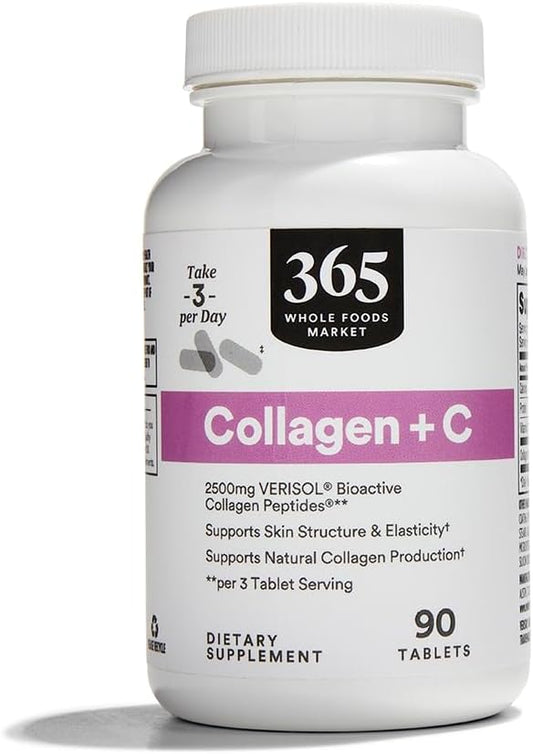 365 by Whole Foods Market Collagen Verisol 2500mg Capsules - 90 Count