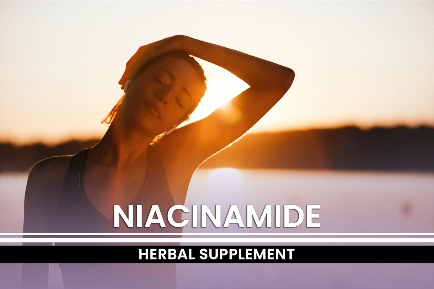 365 Capsules of Pure Niacinamide with Original Ingredients - No Magnesium or Rice Fillers - Lab Verified