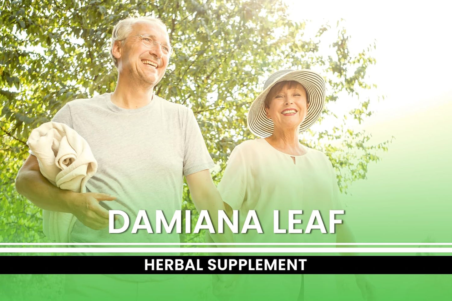 365 Capsules of Pure Original Damiana Leaf - No Magnesium or Rice Fillers