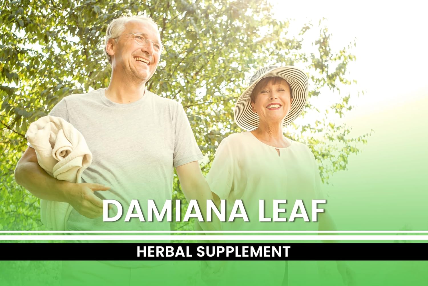 365 Capsules of Pure Original Damiana Leaf - No Magnesium or Rice Fillers