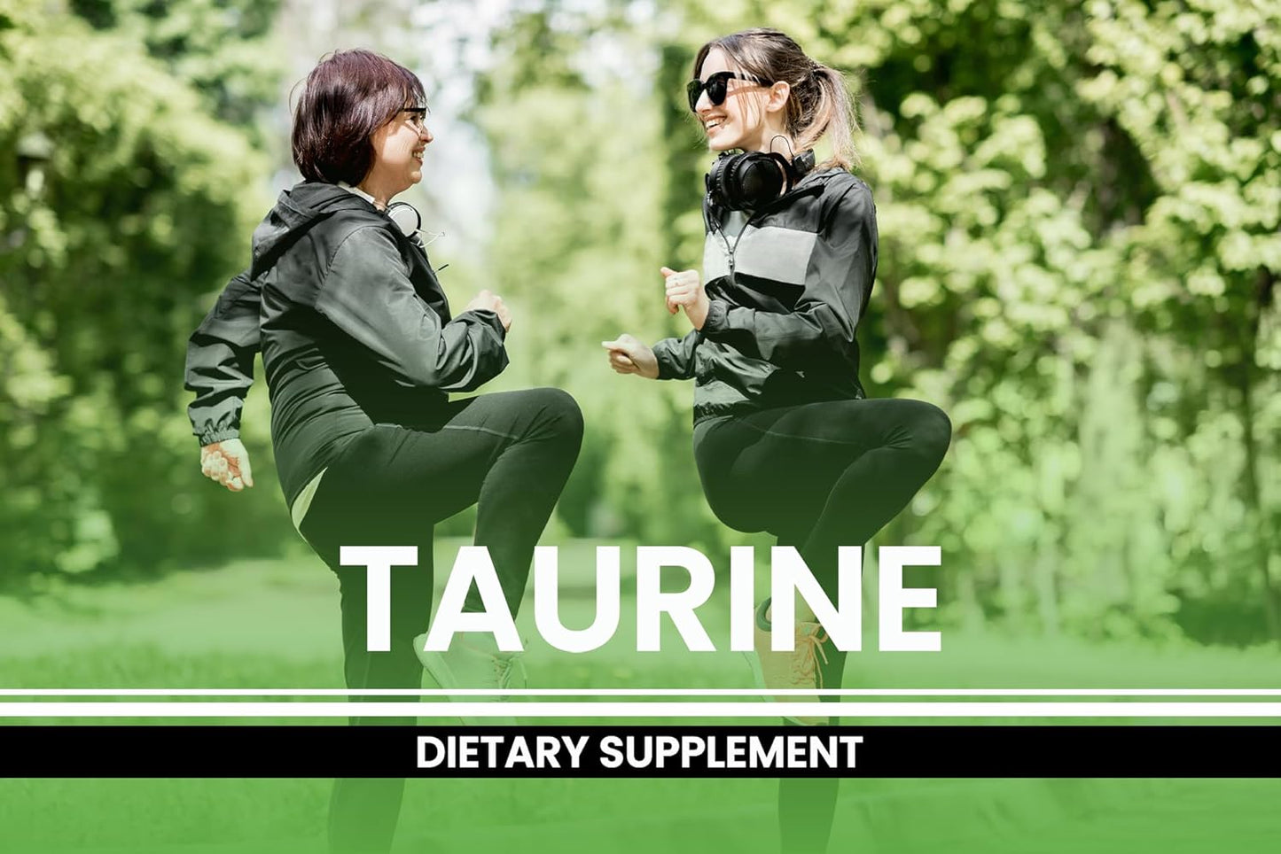 365 Capsules of Taurine with Pure Ingredients, No Magnesium or Rice Fillers - Lab Verified Quality