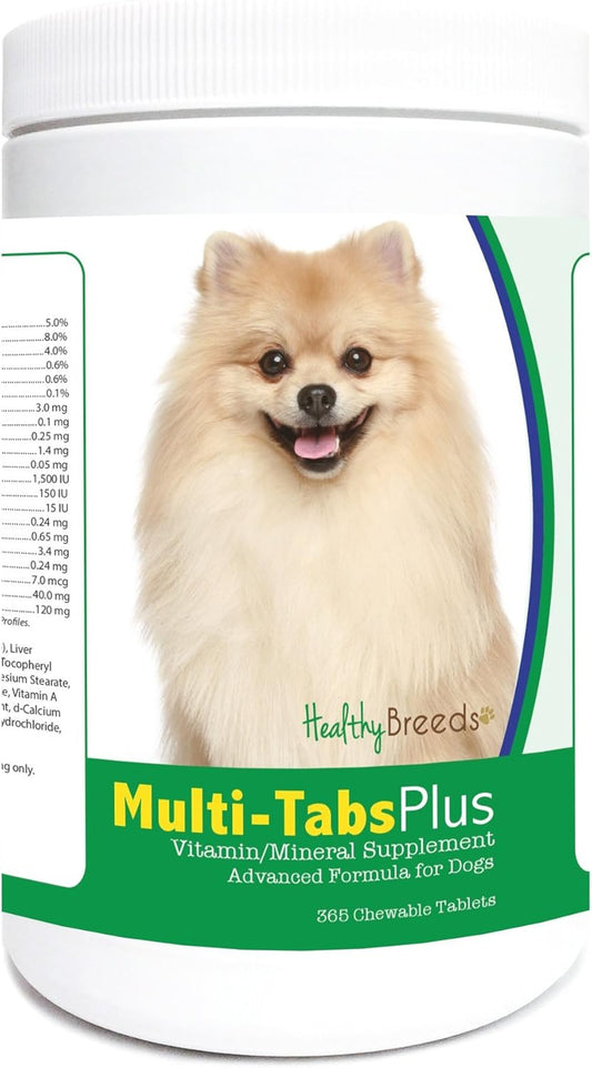 365 Count Healthy Breeds Pomeranian Multi-Tabs Plus Chewable Tablets for Dogs
