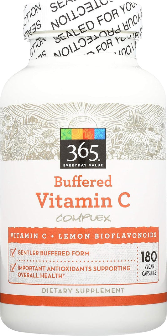 365 Everyday Value Buffered Vitamin C Complex 180 Count Dietary Supplement
