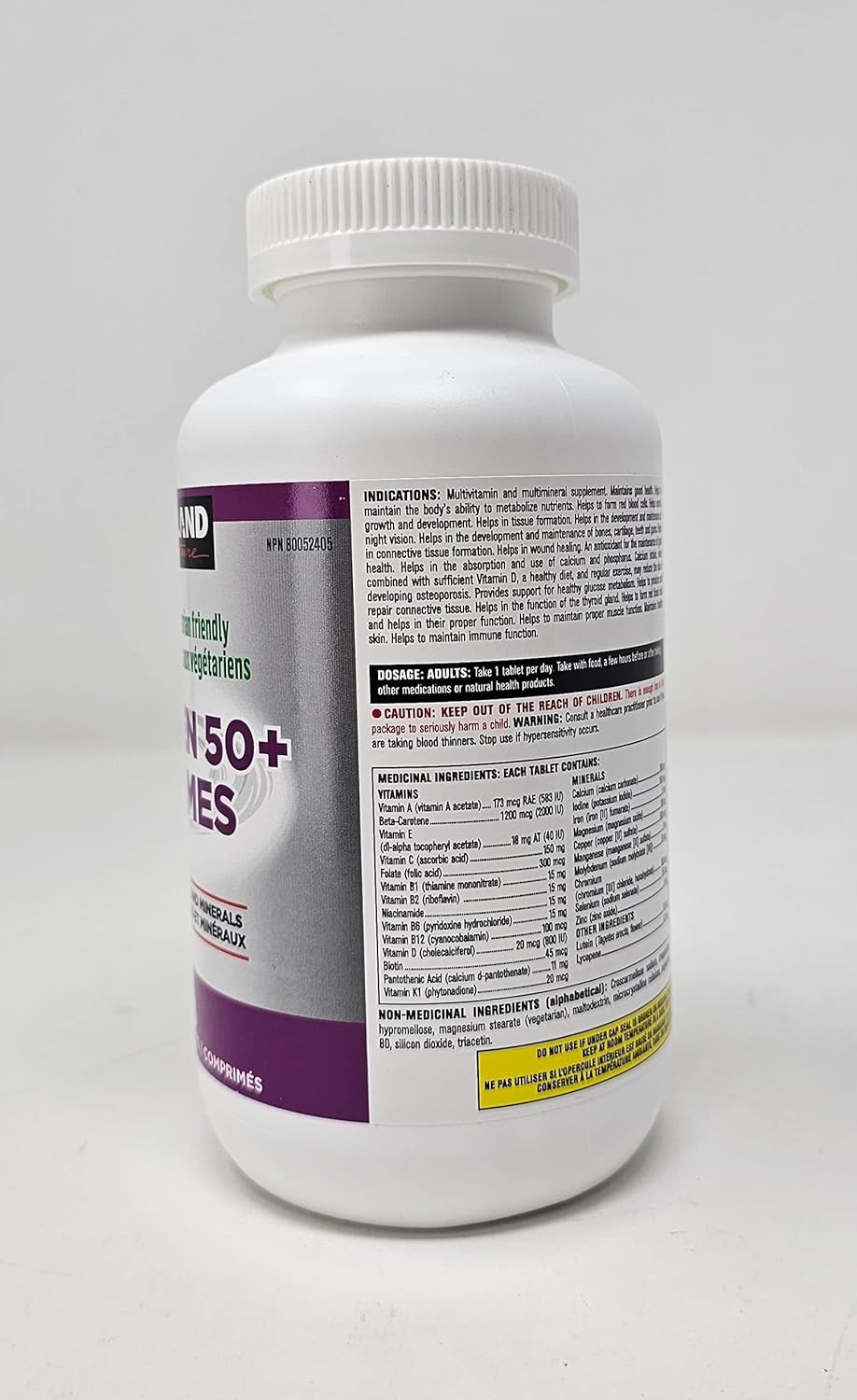 365 Tablets Kirkland Signature Women 50+ Multivitamin - Complete Daily Multivitamin for Women Over 50