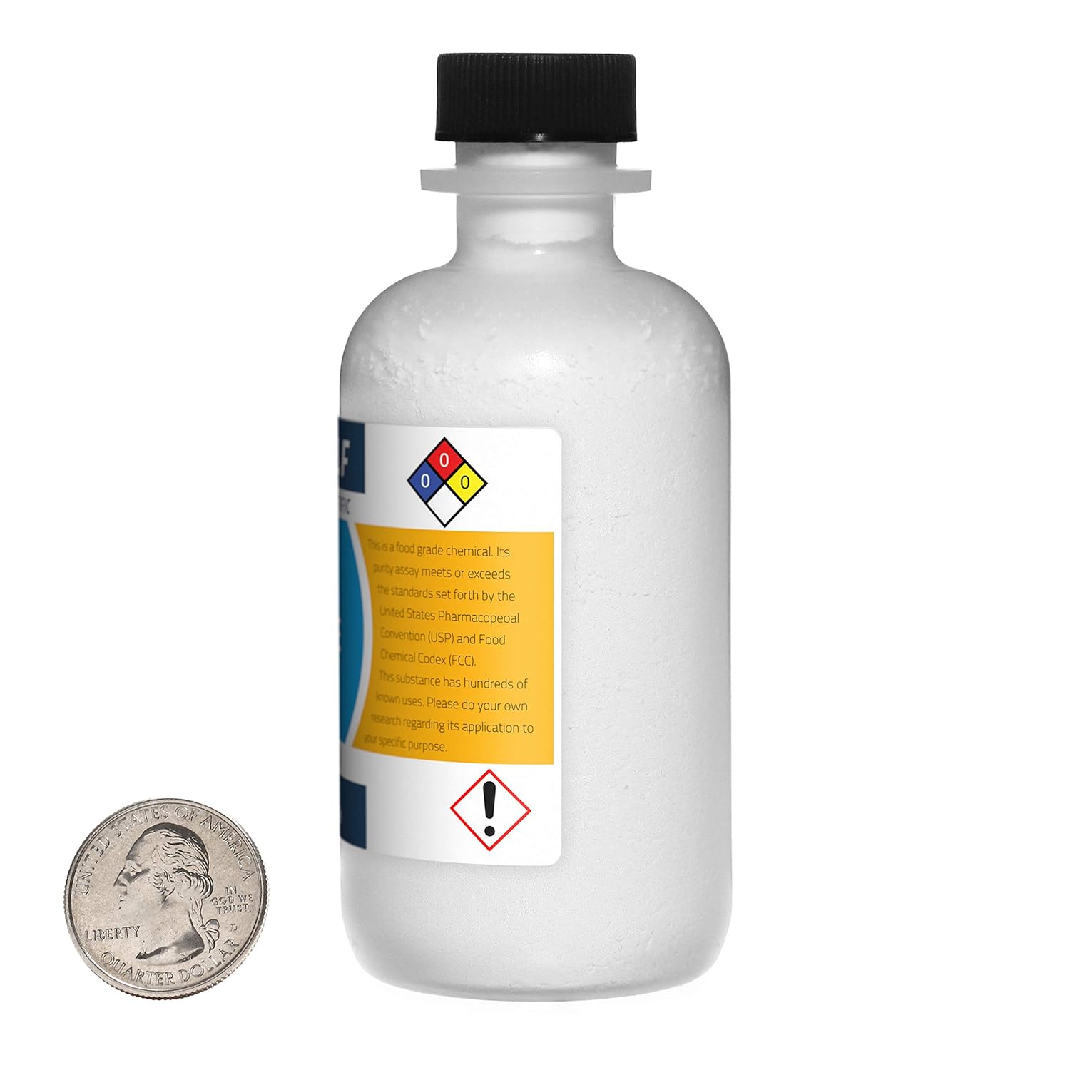 4 Bottles of Loudwolf Calcium Carbonate Fine Powder - 1 Pound Each - 97.55% Pure Food Grade