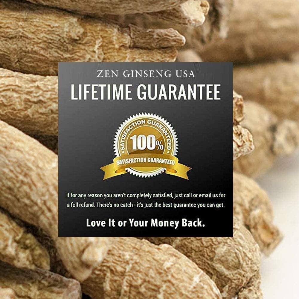 4 Boxes of Premium Large American Ginseng Root (16oz Total) - Non-GMO, Gluten Free Wisconsin Ginseng. Boost Immunity, Energy & Stamina for Men & Women.