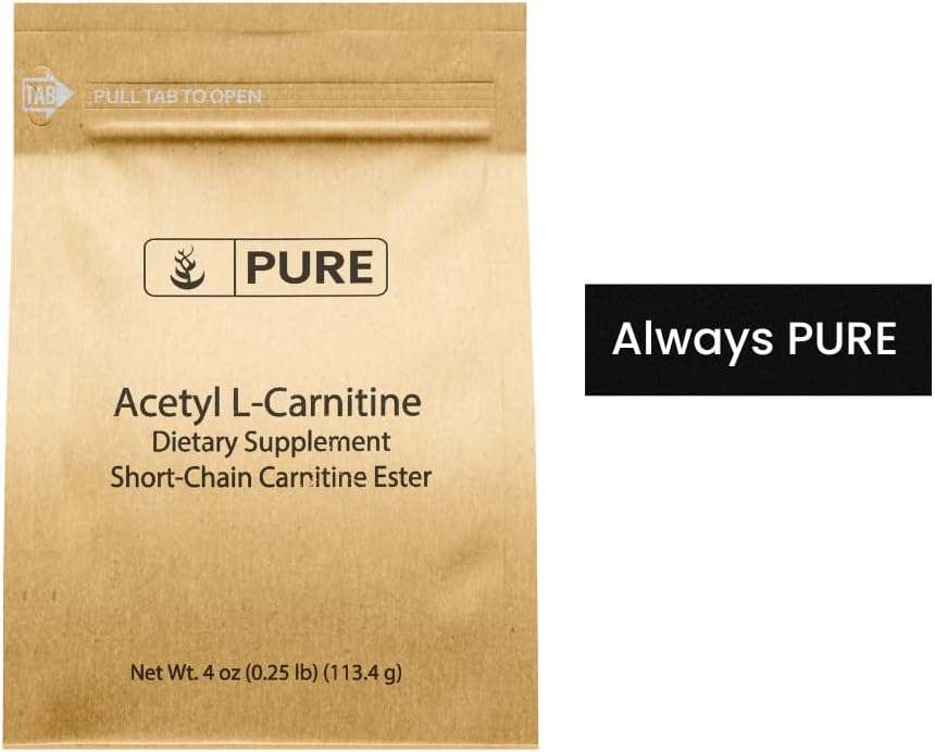 4 oz ALCAR Powder Supplement with Pure Acetyl L-Carnitine Amino Acid