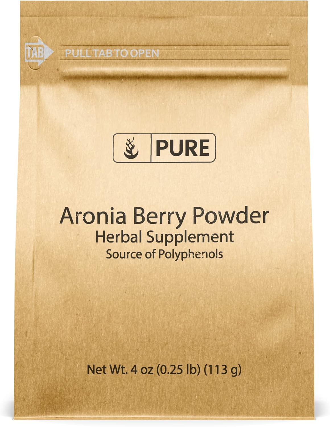 4 oz Aronia Berry Powder - Pure Original Ingredients, No Additives or Fillers - Fruit Supplement Extract