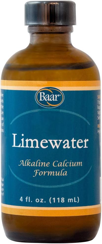4 oz Concentrated Baar Lime Water with Alkaline Calcium Formula