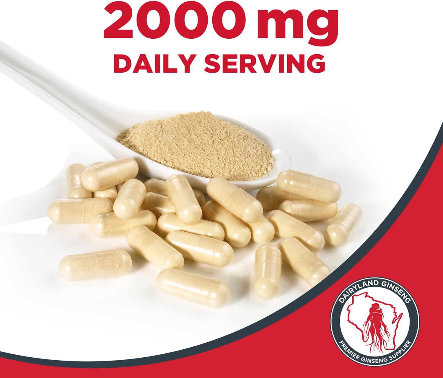 4 oz Dairyland Management LLC American Ginseng Powder and 75 ct Capsules - Wisconsin Ginseng from Farmer to Consumer