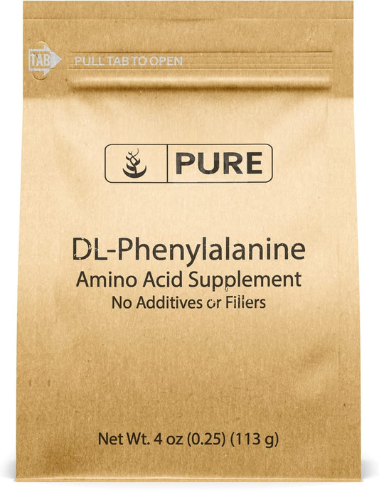 4 oz DL-Phenylalanine Powder - Pure Original Ingredients, No Fillers or Additives