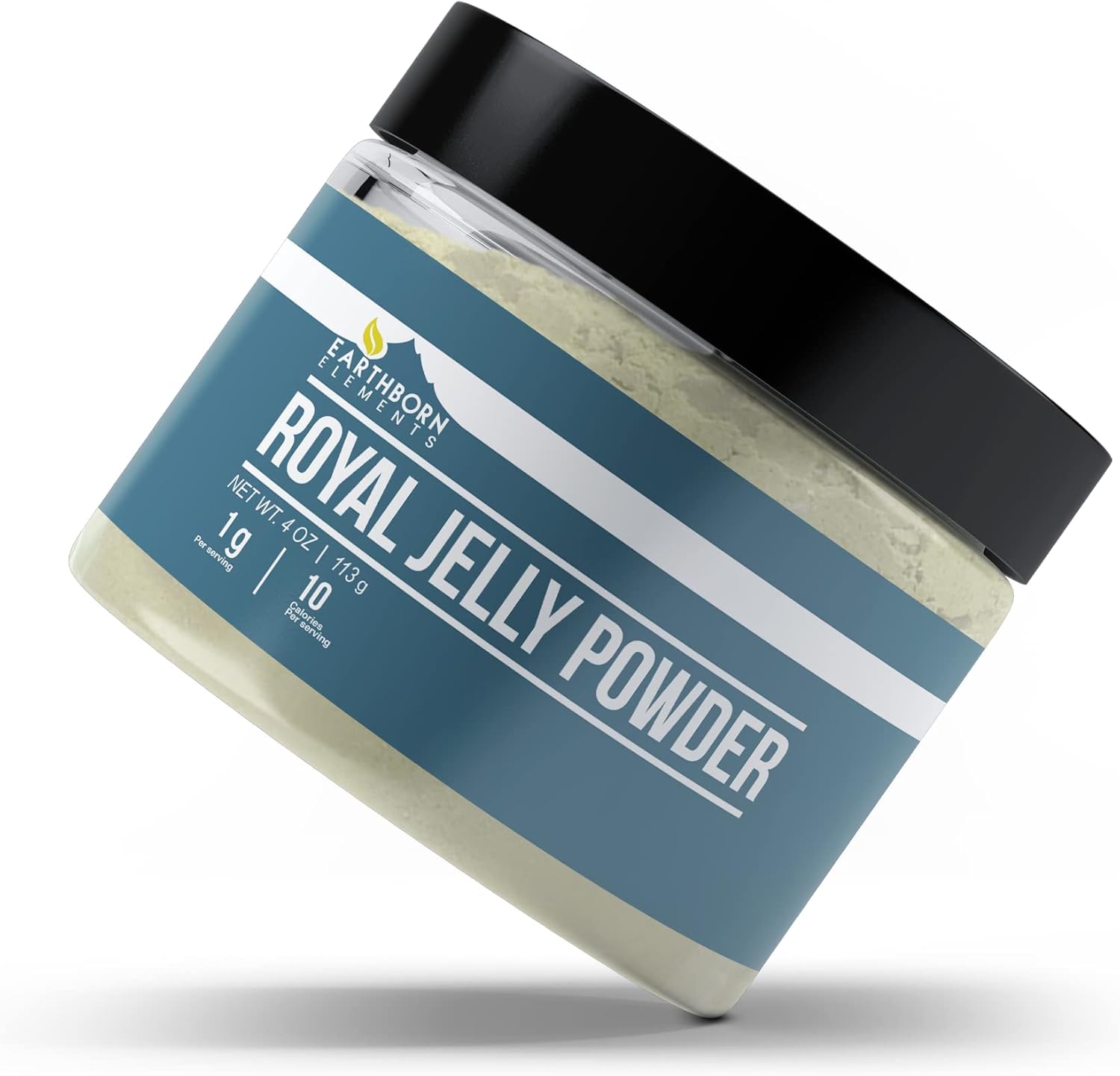 4 oz Earthborn Elements Royal Jelly Powder in Resealable Jar - Pure & Non GMO