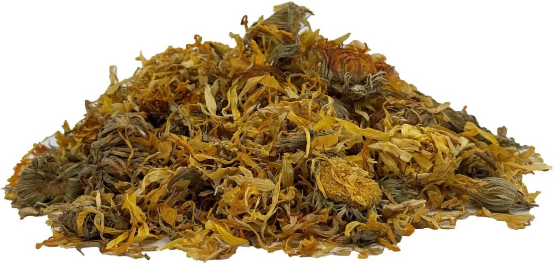 4 oz. Evergreen Herbs Calendula Flowers with Secure Tamper-Proof Seal for Ultimate Freshness