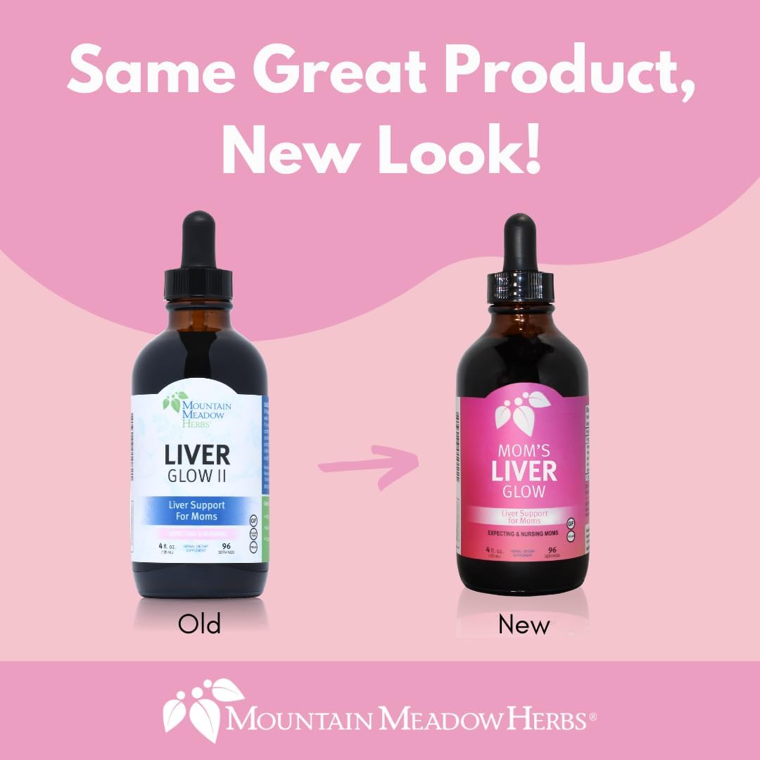 4 oz Mountain Meadow Herbs Mom's Liver Glow: Advanced Detox & Regenerator for Liver Health & Function - Supports a Happy Liver