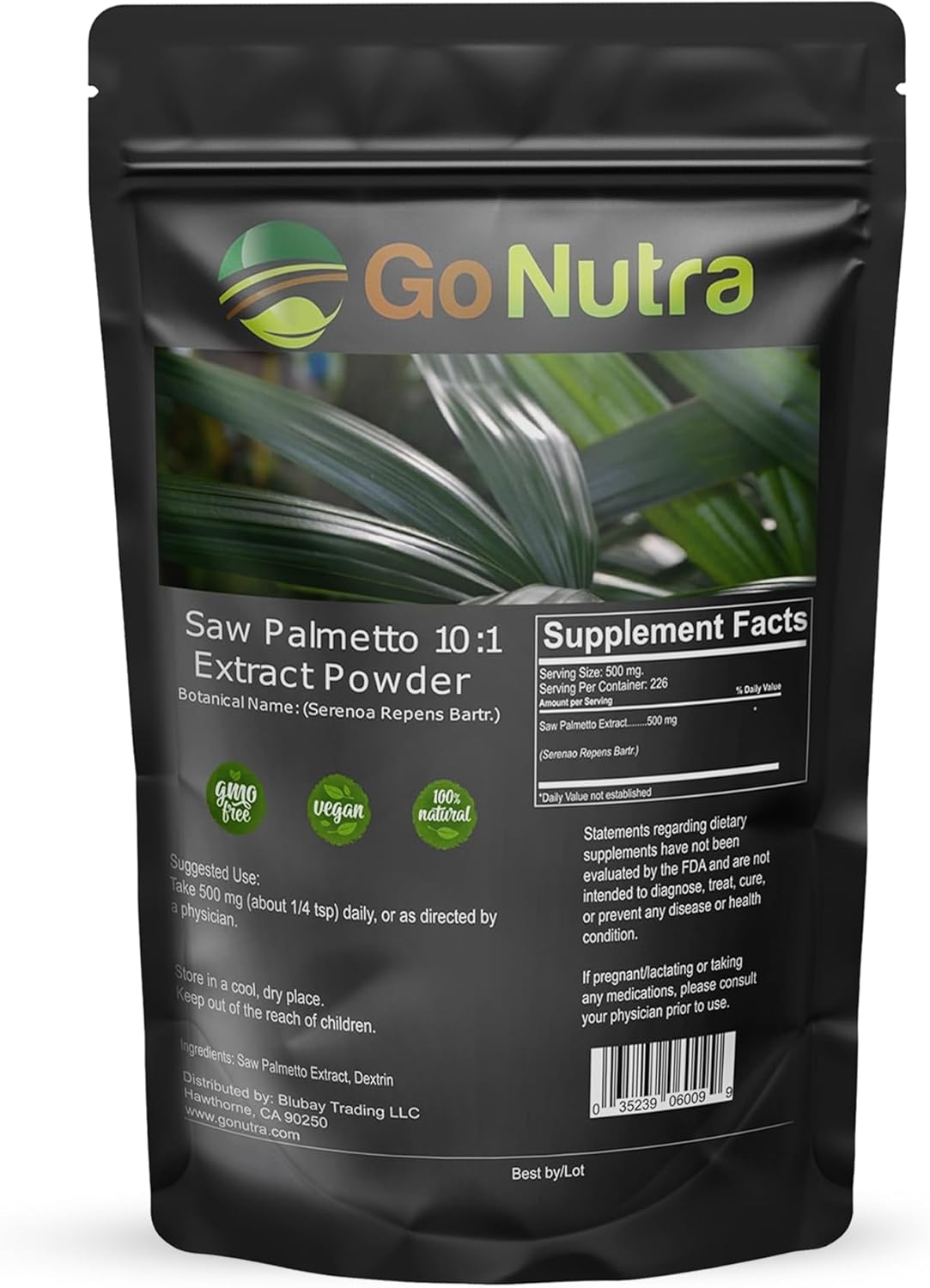 4 oz Saw Palmetto Extract Powder - Potent 10:1 Strength Supplement