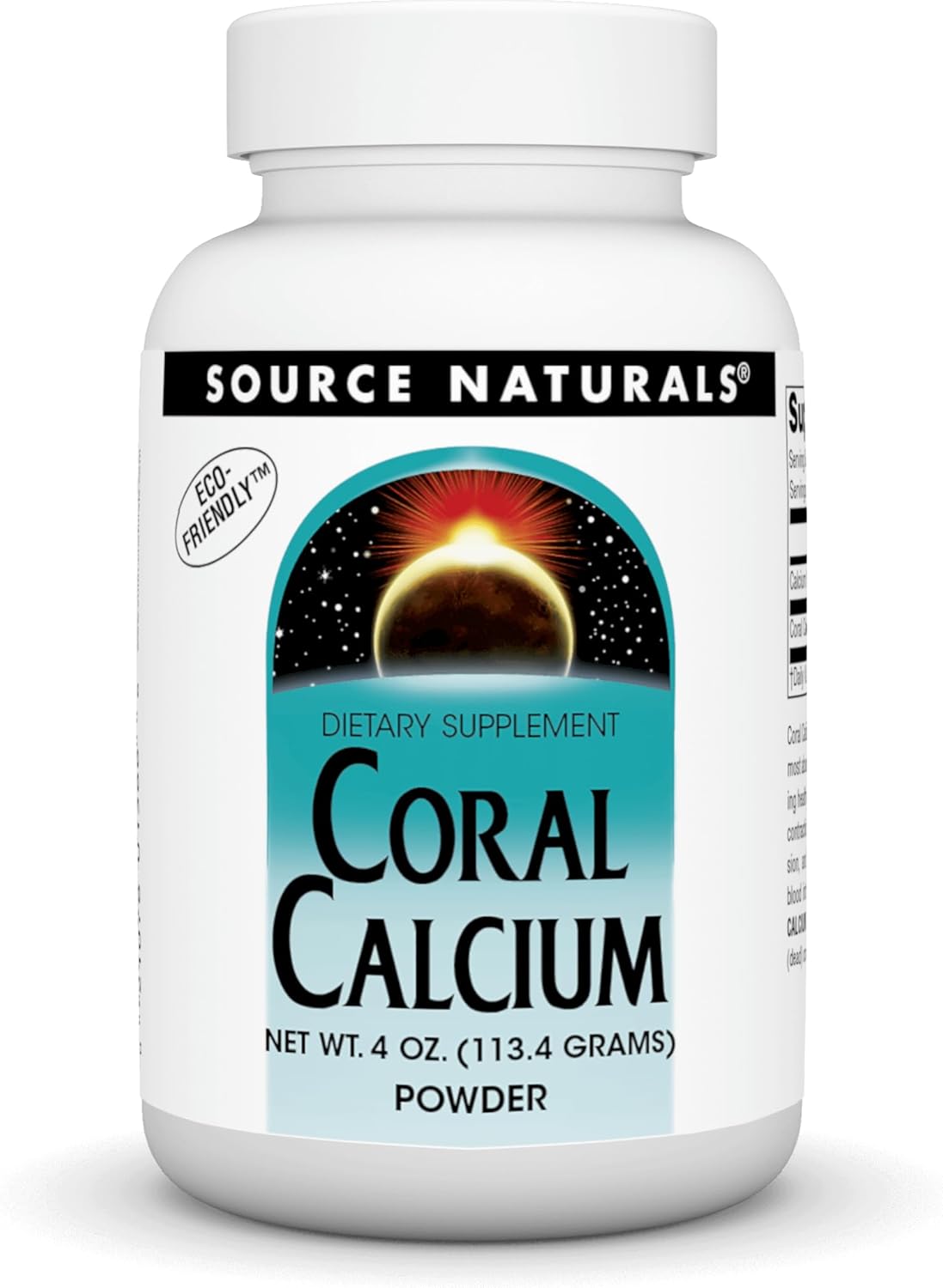 4 oz Source Naturals Coral Calcium Powder - High-Quality Calcium Supplement