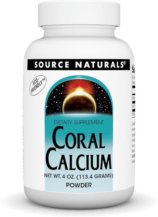 4 oz Source Naturals Coral Calcium Powder - High-Quality Calcium Supplement
