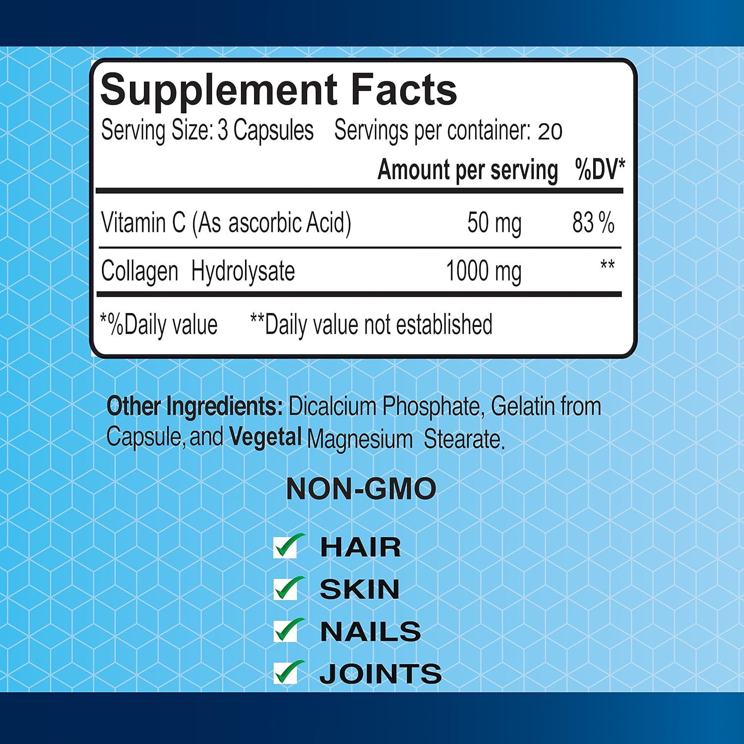 4 Pack ALFA VITAMINS CollagenC Hydrolysate Capsules with Biotin & Vitamin C - 60 Capsules per Bottle for Skin, Hair, Nails, Immune & Joint Support - BoostGo Australia