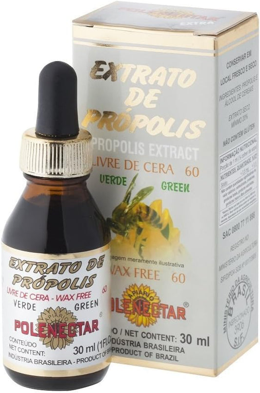 4 Packs of 30ml Brazil Imported Premium Bee Propolis Extract - Wax Free