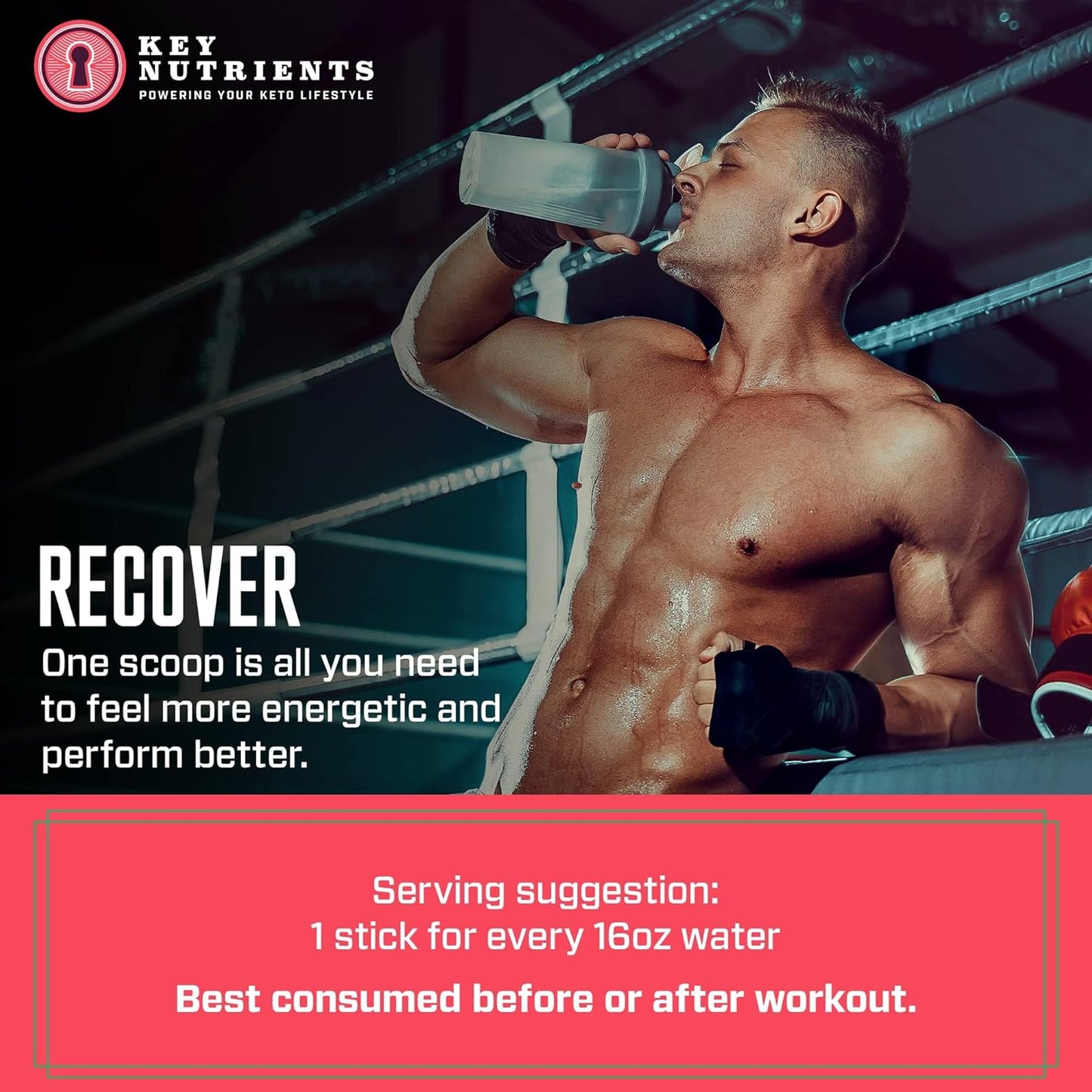 40 Pack Watermelon Electrolyte Powder Packets for Hydration - Travel Size, Made in USA - Sugar-Free, Calorie-Free, Gluten-Free