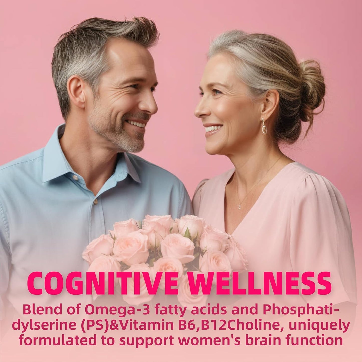 40+ Women's Multivitamin Gummies with Omega-3, B-Complex, and Vitamin D3 - Vegan, Sugar-Free, 120 Count