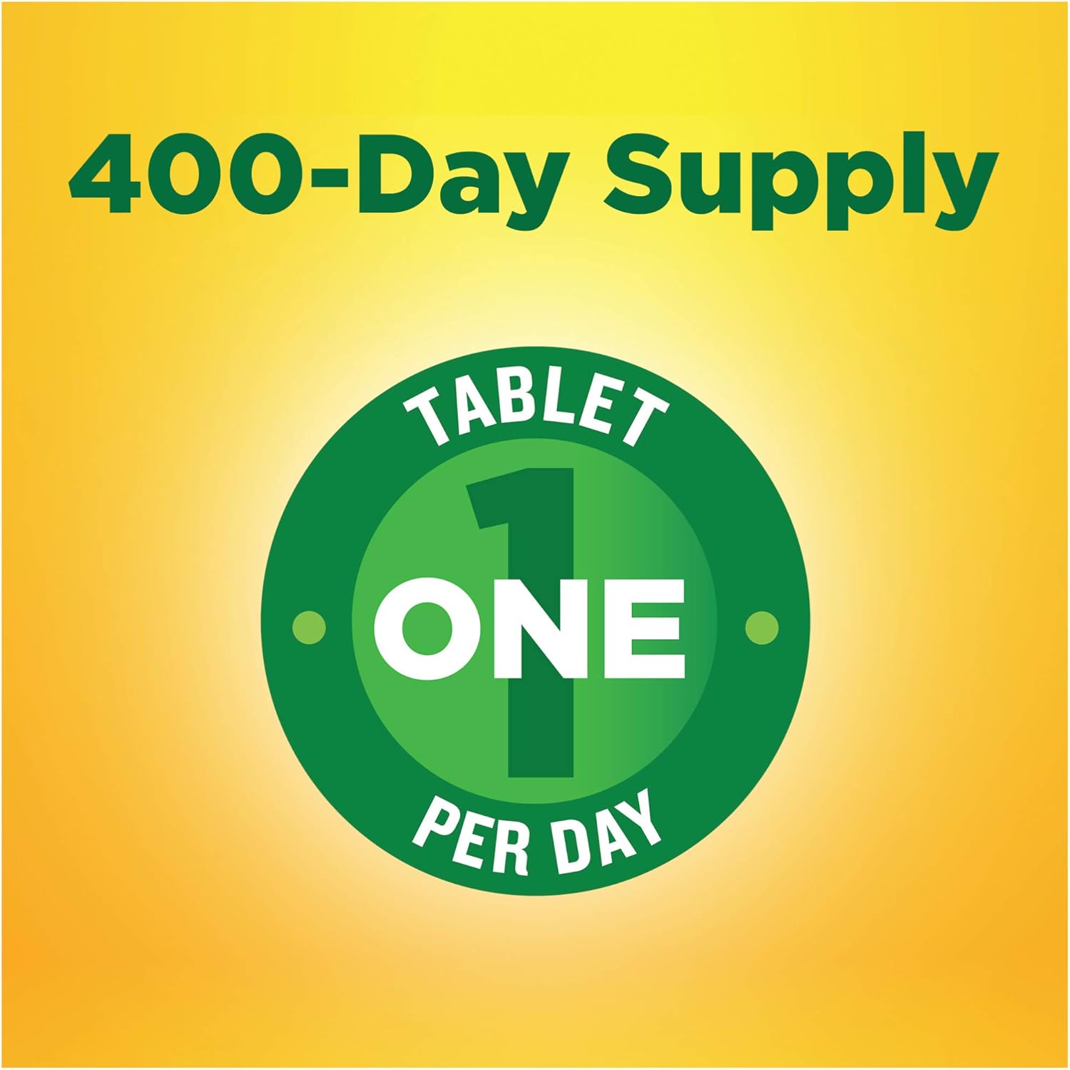 400-Count Nature Made Vitamin D3 Tablets, 2000 IU for Immune Health, Strong Bones & Teeth, Muscle Function - 250% Daily Value