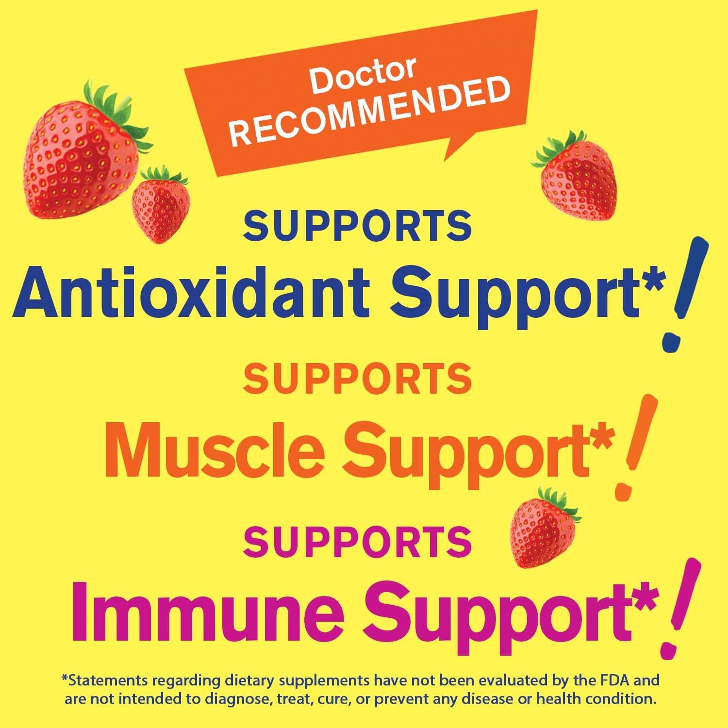 4,000mg Moringa Leaves Extract Gummies | Antioxidants & Immune Support | Gluten-Free, Non-GMO | Strawberry Flavor | 60 Count