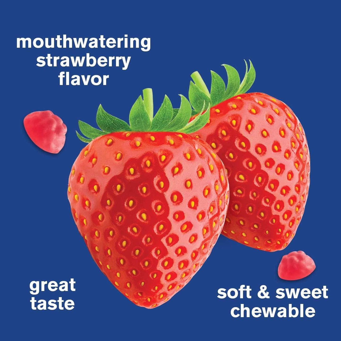 4,000mg Moringa Leaves Extract Gummies | Antioxidants & Immune Support | Gluten-Free, Non-GMO | Strawberry Flavor | 60 Count