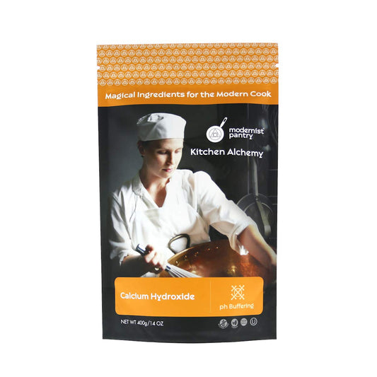 400g Modernist Pantry Pure Calcium Hydroxide [Slaked Lime] - Non-GMO, Gluten-Free, Vegan
