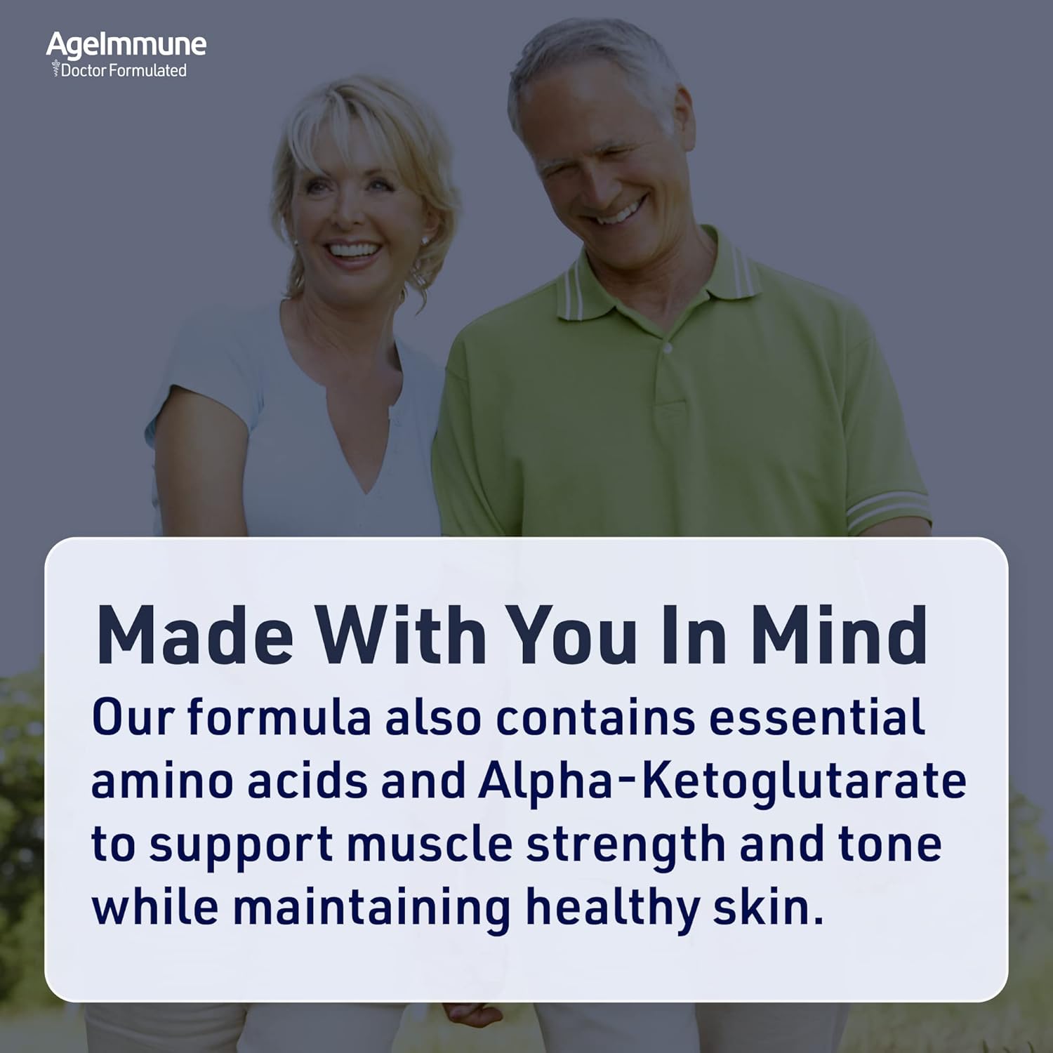 400mg AgeImmune SOD Antioxidants Complex Supplement for Healthy Aging - Alpha Lipoic Acid, L-Arginine, Lysine, AKG - Immune Support with Vitamin A & E - 60 Capsules