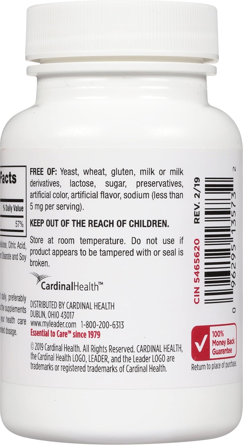 400MG Magnesium Oxide Dietary Supplement Tablets - 120 Count by LEADER