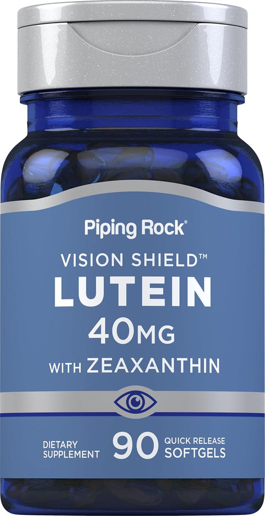 40mg Lutein with Zeaxanthin Supplement Softgels for Eye Health - 90 Count