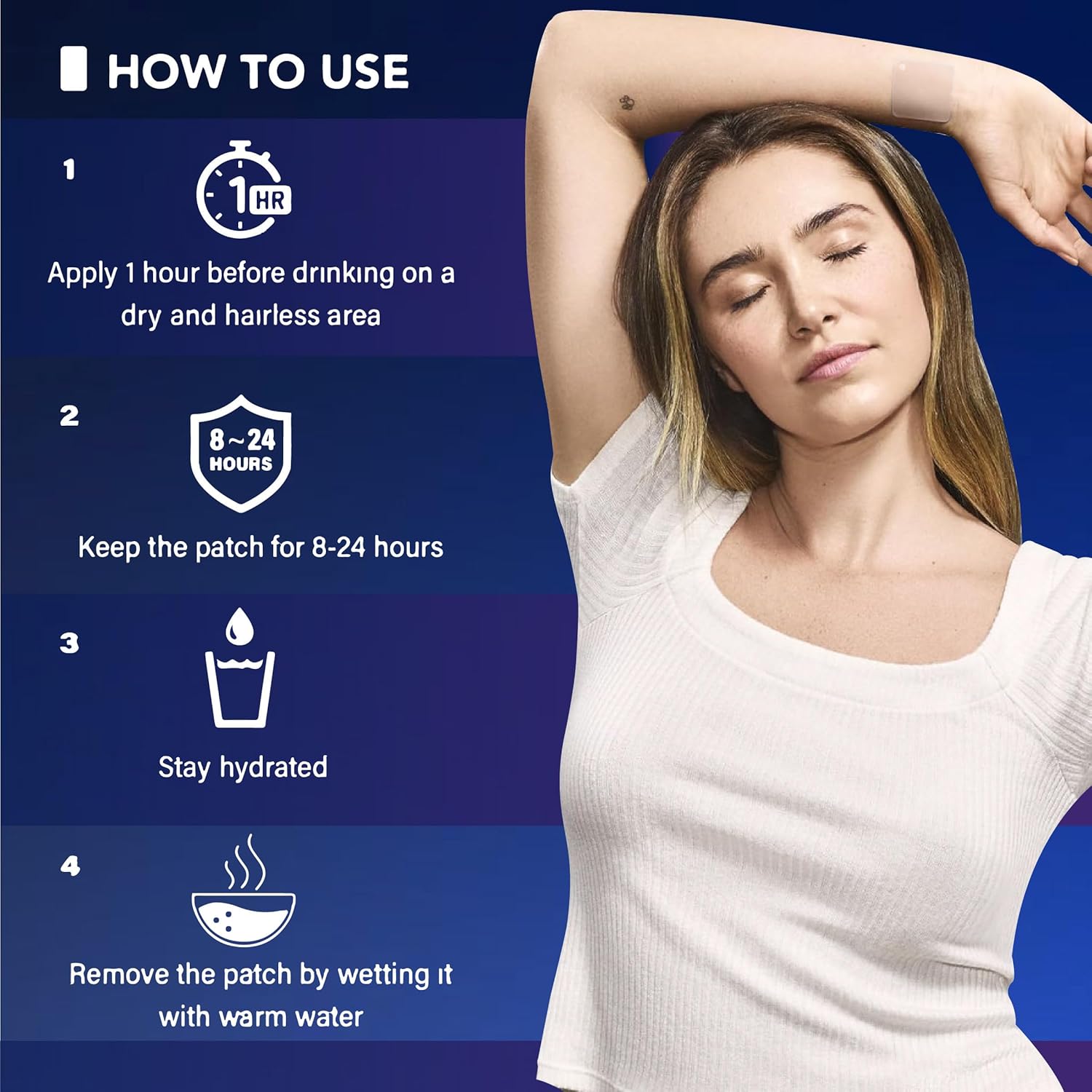 42-Pack NC Natural Cures Party Night Recovery Patches - Skin-Friendly, Secure Fit - Wake Up Refreshed and Energized - Natural Ingredients