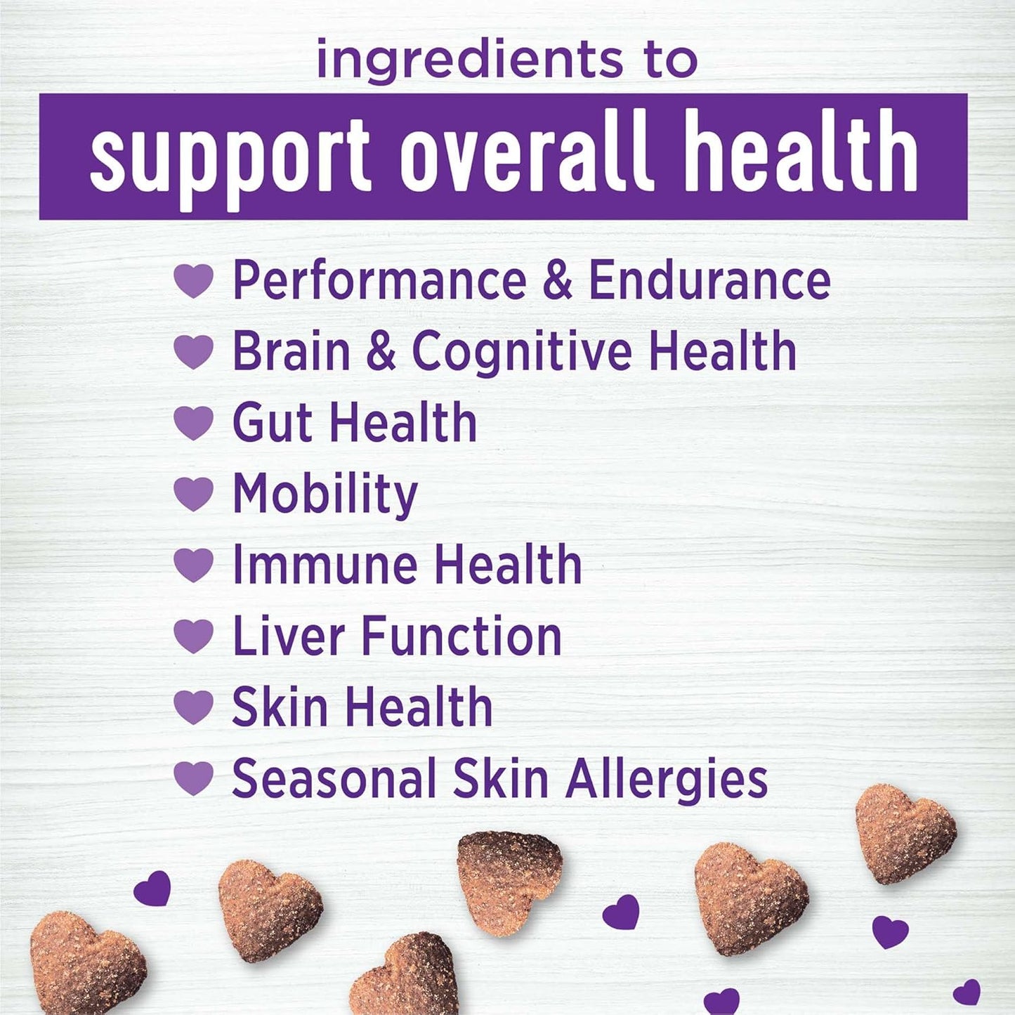 45 Count Wellness Soft Chews with Peanut Butter & Apple Flavor for Dog's Multi-Benefit Supplements