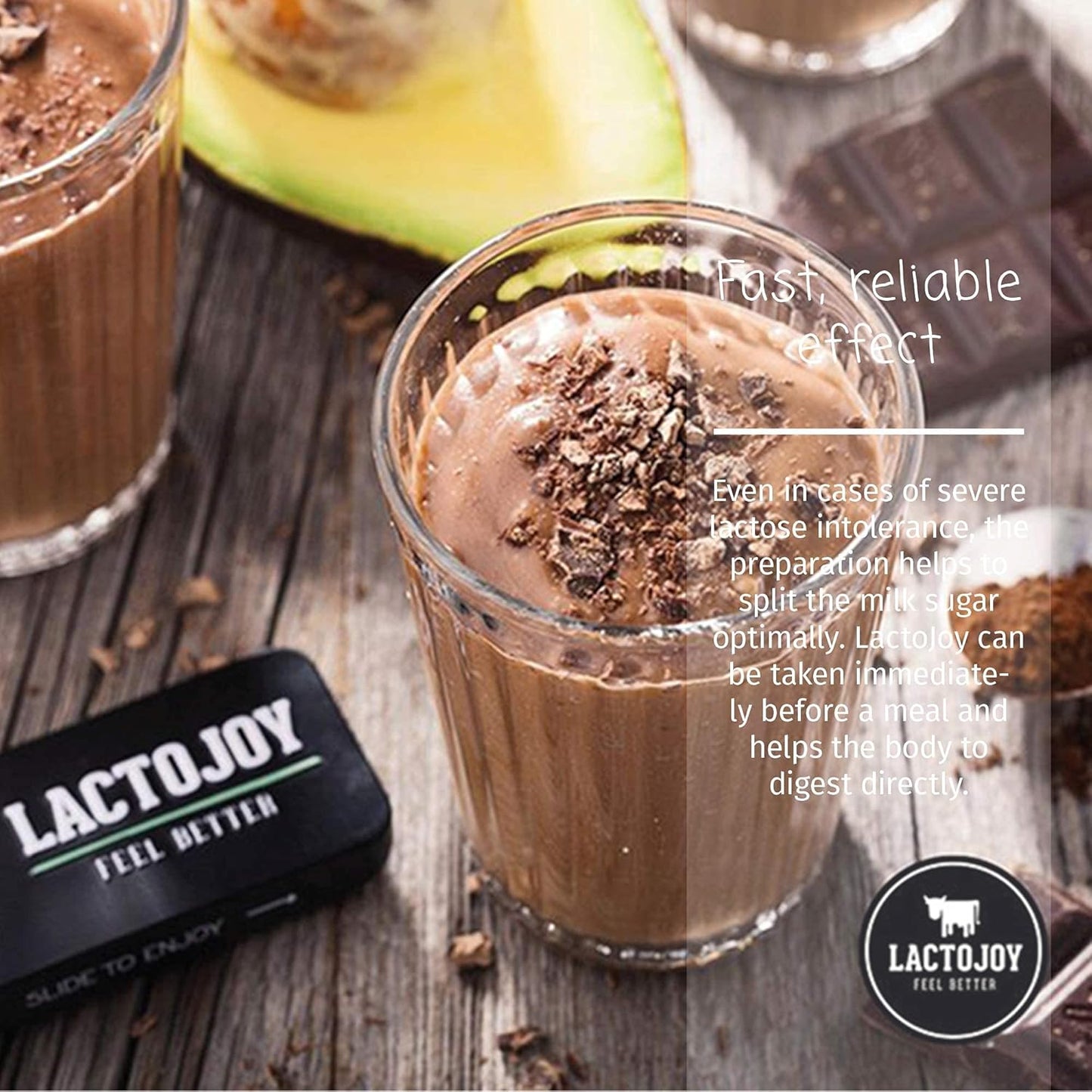 45-Piece LactoJoy Lactase Pills Bundle with Refill Pack - Powerful Enzymes for Lactose Intolerance - Pure & Effective Digestive Aid - No Silicon Dioxide - No Artificial Flavors