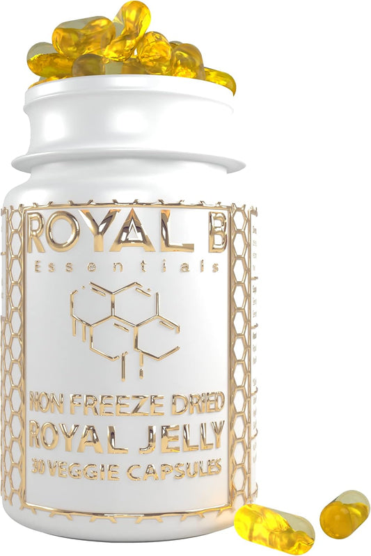 4,500mg Ultra-Premium Royal Jelly in Vegan Capsules | 100% Natural Nootropic for Immune Support, Energy & Brain Health