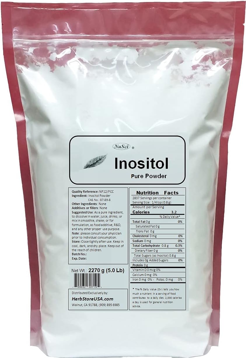 4540g (10 lb) Inositol Bulk Pure Powder - NF12 & FCC Quality Standard