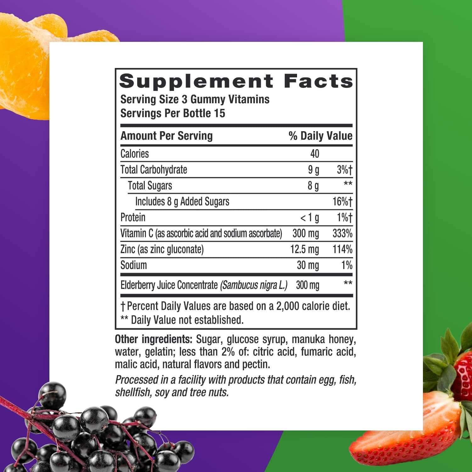 45ct Vitafusion Super Immune Support Gummy Vitamins - Boost Your Immune System with Delicious Gummies!