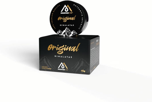 45g Mountaindrop Shilajit: Pure Natural Shilajit with Fulvic & Humic Acid, Hand Harvested in the Himalayas