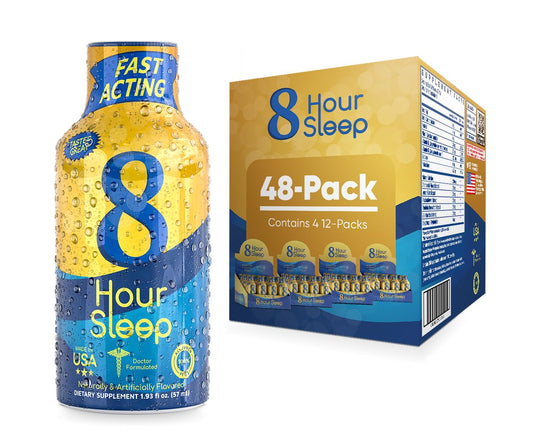 48 Count Vitamin Energy Natural Berry 8-Hour Sleep Drink Shots, 1.93 Fl Oz