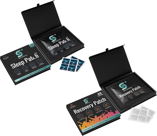 48-Day Supply of SILORAN Combo Sleep and Recovery Patches for Better Rest and Faster Healing