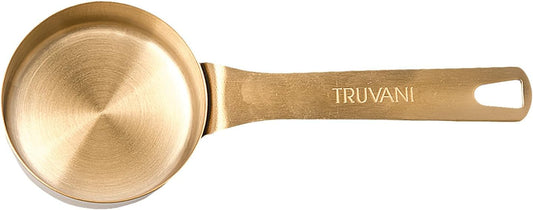 48 ml Golden Metal Protein Powder Scoop - Durable & Accurate Scooper for Protein - Stunning & Functional Design