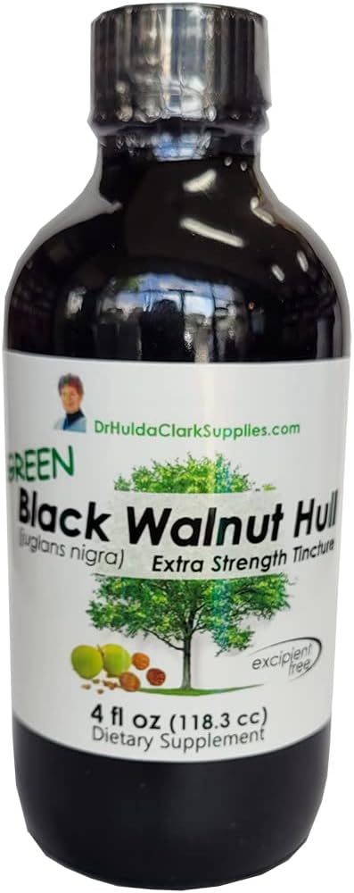 4fl.oz Green Black Walnut Tincture for Optimal Health and Wellness