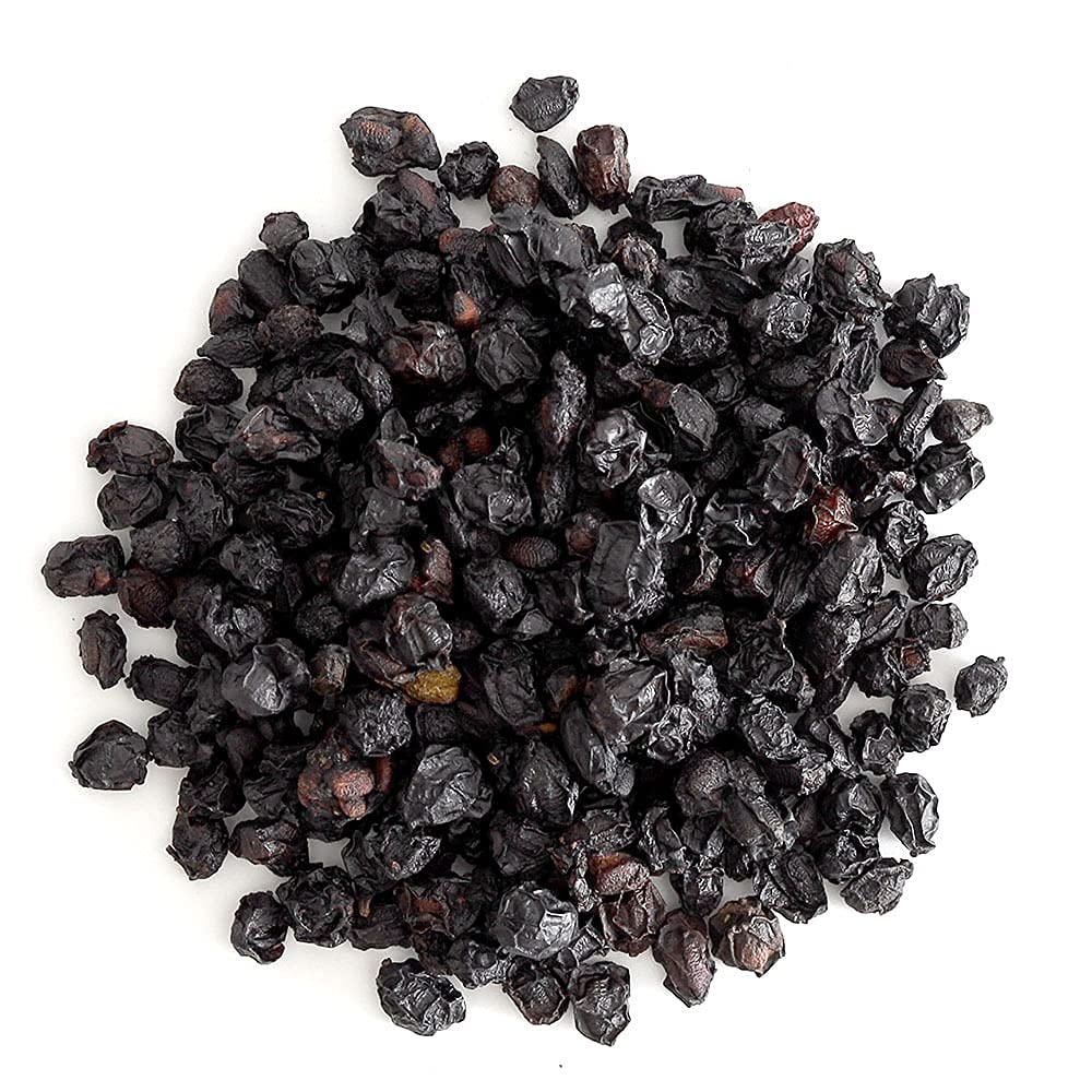 4lb Bulk Bag of Frontier Co-op Whole Dried Elderberries - Kosher & Non-GMO - Ideal for Elderberry Tea, Syrup, and Powder