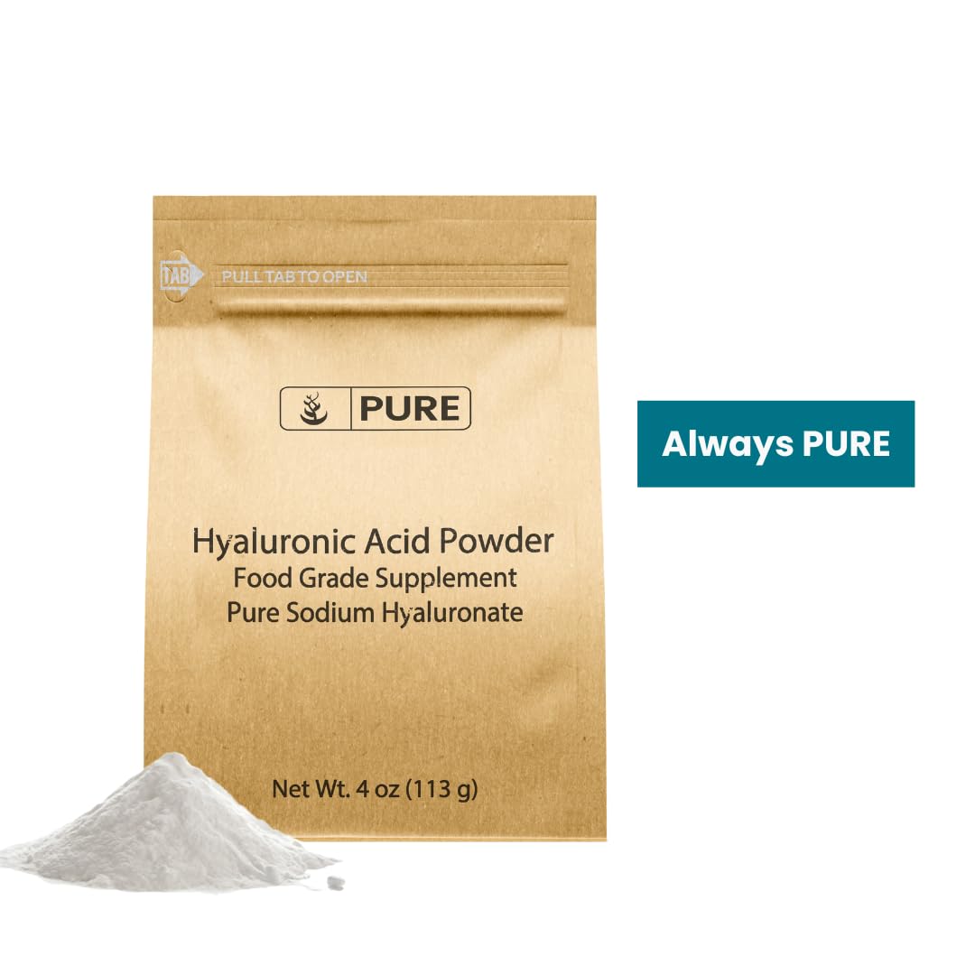 4oz Hyaluronic Acid Fine Powder - Pure Original Ingredients - Water Soluble